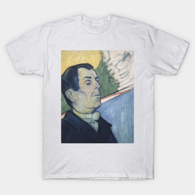 Portrait of a Man by Paul Gauguin T-Shirt by Classic Art Stall